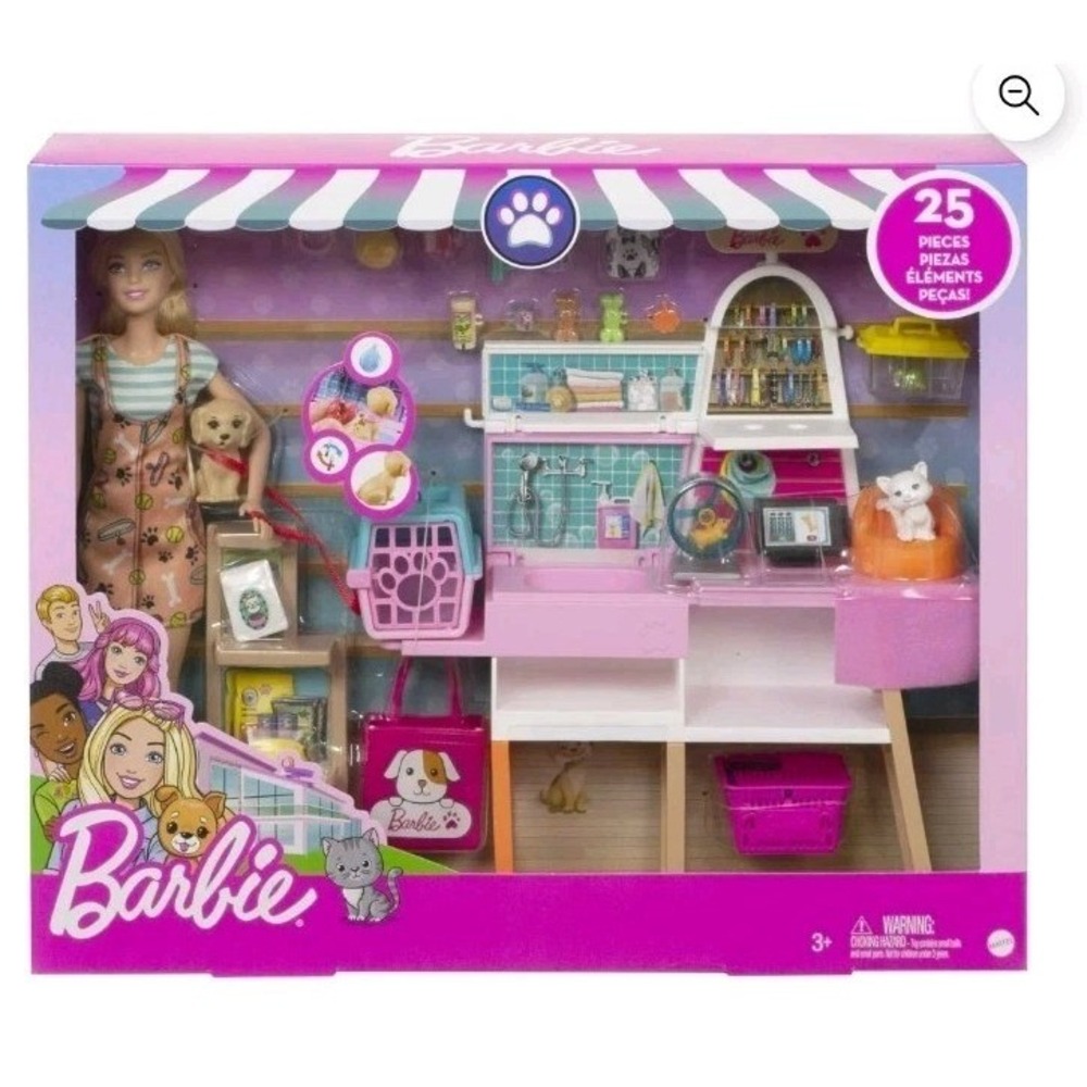 Barbie Pet Boutique Playset‎ Doll Pets Accessories New in Box Mattel